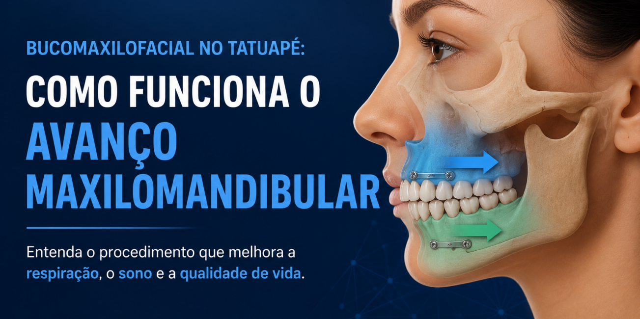 Bucomaxilofacial no Tatuapé: Como Funciona o Avanço Maxilomandibular